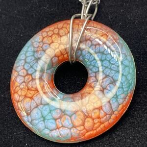 Womens Vintage Red Jasper Orgonite Necklace Womens Fashion Necklace